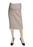 Japanese Weekend Maternity Bengaline Pencil Skirt Sand