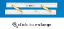 Weems & Plath 15" Deluxe Brass Arm Parallel Ruler