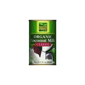 Coconut Milk, Unsweetened, Organic, 13.5 oz.