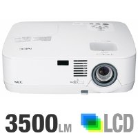 NEC NP610 LCD Projector XGA 500:1 3500 Lumens Dvi 11.2LBS