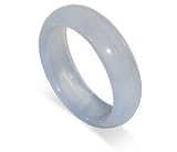 Awesome Synthetic Moonstone Band 5 MM Wide Ring