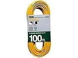 Indoor Flat Extension Cord, 16/2 Gauge 50'
