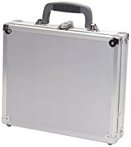 T.Z. Case 13" Hard-Sided Laptop Case Attache, Aluminum Men's Briefcase in Silver