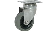 Faultless Stainless Steel Swivel Plate Caster 4 Tpr Wheel