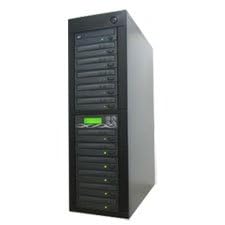 Bestduplicator 1 to 11 Target DVD Cd Duplicator with Pioneer Dvdrw Burners Athena Duplication Controller, Standalone Copier Dvd Recorder Black