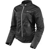 Icon Womens Hella Leather Jacket, Gender: Womens, Primary Color: Black, Apparel Material: Leather, Size: Md XF2813-0402
