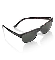UV Protection Half Frame Retro Sunglasses