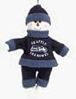 Seattle Seahawks 10" Snowflake Friends Snowman - NFL Football