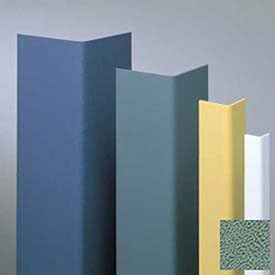 Surface Mounted Corner Guard, 90, 1-1/2" Wings, 4'H, Teal, Undrilled Vinyl