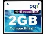 PQI JAPAN コンパクトフラッシュカード120倍速 2048MB 永久保証 QCF12-2Gの画像