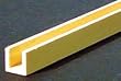 Dollhouse Miniature 3/8 Channel Molding in Unfinished Wood