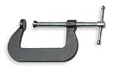 Westward 2HUJ3 C-Clamp, Light Duty, 1 In, 1 In Throat