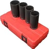 SUNEX TOOLS 2837 12 Point Semi-Slim Euro Asian Axle Nut Socket Set