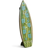 Infinity Instruments Surfboard Green Wall/Table Clock