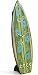 Infinity Instruments Surfboard Green Wall/Table Clock