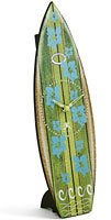 Kitchen: Infinity Instruments Surfboard Green Wall/Table Clock