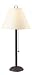 Cal Lighting BO-904TB-OW Black/Rust 75W Candlestick Table Lamp with Pull Chain Switch