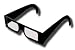 Crayola Chalk (authentic) Cardboard 3D Glasses - One Pair