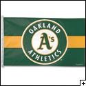 3 x 5 Feet Oakland Athletics Nylon - indoor MLB Flag Made in US.