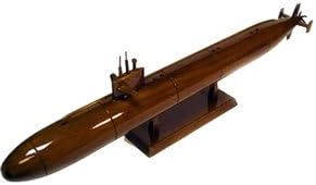 Los Angeles Class Submarine Mahogany Model