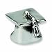 Sterling Silver Reflections Graduation Cap Bead (4mm Diameter Hole)