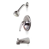 Bayview Tub & Shower Polished Chrome