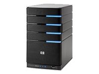 HP MediaSmart Server EX475 - Micro tower - 1 x Sempron 1.8 GHz - RAM 512 MB - HDD 2 x 500 GB - Gigabit Ethernet - Windows Home Server - AMD LIVE! - Monitor : none
