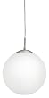 H�ngeleuchte "Rondo" Edelstahl Finish mit Opalglas � 250 mm