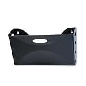 Rubbermaid 18533 Ultra Hot File Single Pocket Wall File, Black, Letter Size