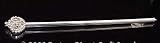 Silver and Crystal Scepter or Wand for Princess Wedding, Pagent, Prom, QuinceaƱera, or Costume