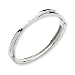 Silver .03ct. Diamond Crossover Bangle Bracelet QW166 QG