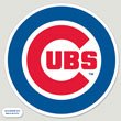 Chicago Cubs 8x8 COLOR Die Cut Window Cling