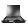 StarTech.com 1UCABCONS19 1U 19-Inch Rack Mount LCD Console with Rear Mount KVM Switch Module
