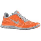 Nike Free 3.0 V4 - Mens - Total Orange/Reflect Silver/Wolf Grey