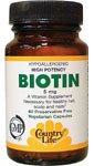 High Potency Biotin 5 mg 60 Caps