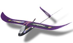 21EeW2ENyaL Megatech   MTC9930   Sky Vector RC Trainer Model Airplane   Purple   22.5 in.