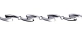Image of Fossil Silver JF11841 Ladies Brushed/Polished Bracelet