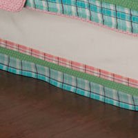 Plaid Butterfly Garden Full Dustruffle