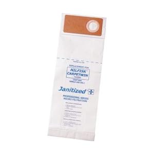 Vacuum Cleaner Paper Bag 2 Ply 10/Cs (APCJAN-NFCPTW-2) Category: Vacuum Bags, Belts and Accessories