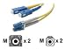 Belkin Duplex Fiber Optic Cable / LC/SC/8.3/125/20 Meters