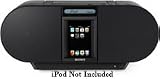 Sony ZSS4IP CD Boombox with iPod Dock and iPhone (Black)