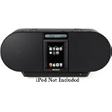 Buy Sony ZSS4IP CD Boombox with iPod Dock and iPhone (Black) by Sony