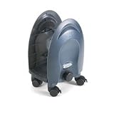 Deluxe Mobile CPU Stand, Padded, Adjustable Width, 12-1/2x6x12, Black KTKCS270B