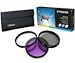 Polaroid Optics 67mm 3 Piece Filter Set (UV, CPL, FLD)