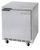 Beverage Air UCR27Y-16 27" 1 Door Undercounter Refrigerator | 7.3 Cu. Ft.