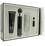 360 Black by Perry Ellis for Men - 4 Pc Gift Set 3.4oz EDT Spray ,3oz Aftershave Balm, 2.75 Deodorant Stick, 7.5ml EDT Spray