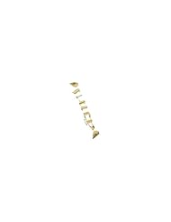 Authentic Juicy Couture - J U I C Y Graphic Flex Gold Plated Bracelet with Magnetic Heart Clasp