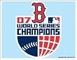 Boston Red Sox 2007 World Series Champs Ultra Decal Sticker