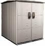Rubbermaid Spec Prods 164Cuft Vert Stor Shed 3673-02-90 Non Metalic Storage Buildings