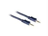 Impact Acoustics Velocity - Audio cable - 27 AWG - mini-phone stereo 3.5 mm (M) - mini-phone stereo 3.5 mm (M) - 6 ft - shielded - blue